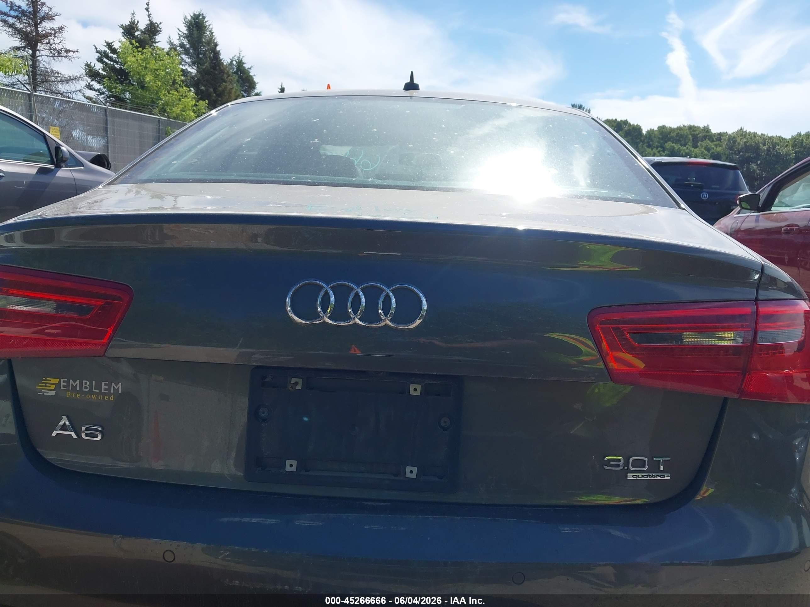 2013 Audi A6 3.0t Premium Champagne vin: WAUHGAFC6DN052275