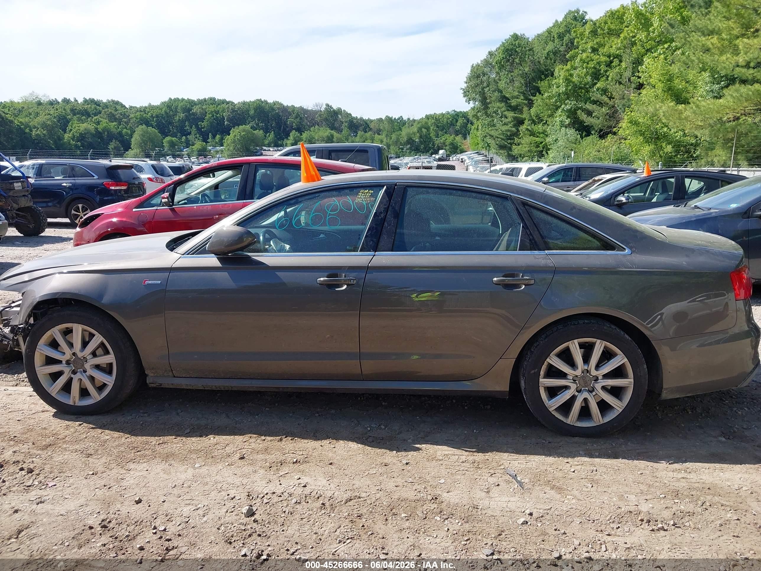2013 Audi A6 3.0t Premium Champagne vin: WAUHGAFC6DN052275