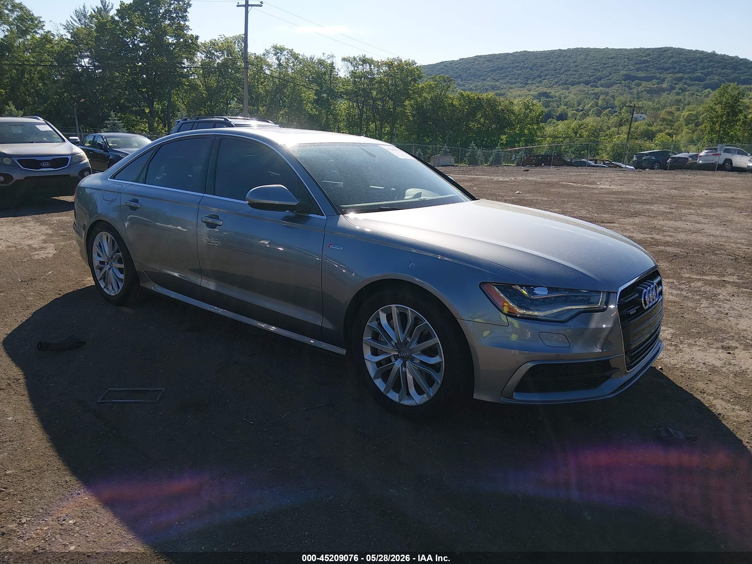 2013 Audi A6 3.0t Premium Silver vin: WAUHGAFC6DN116220
