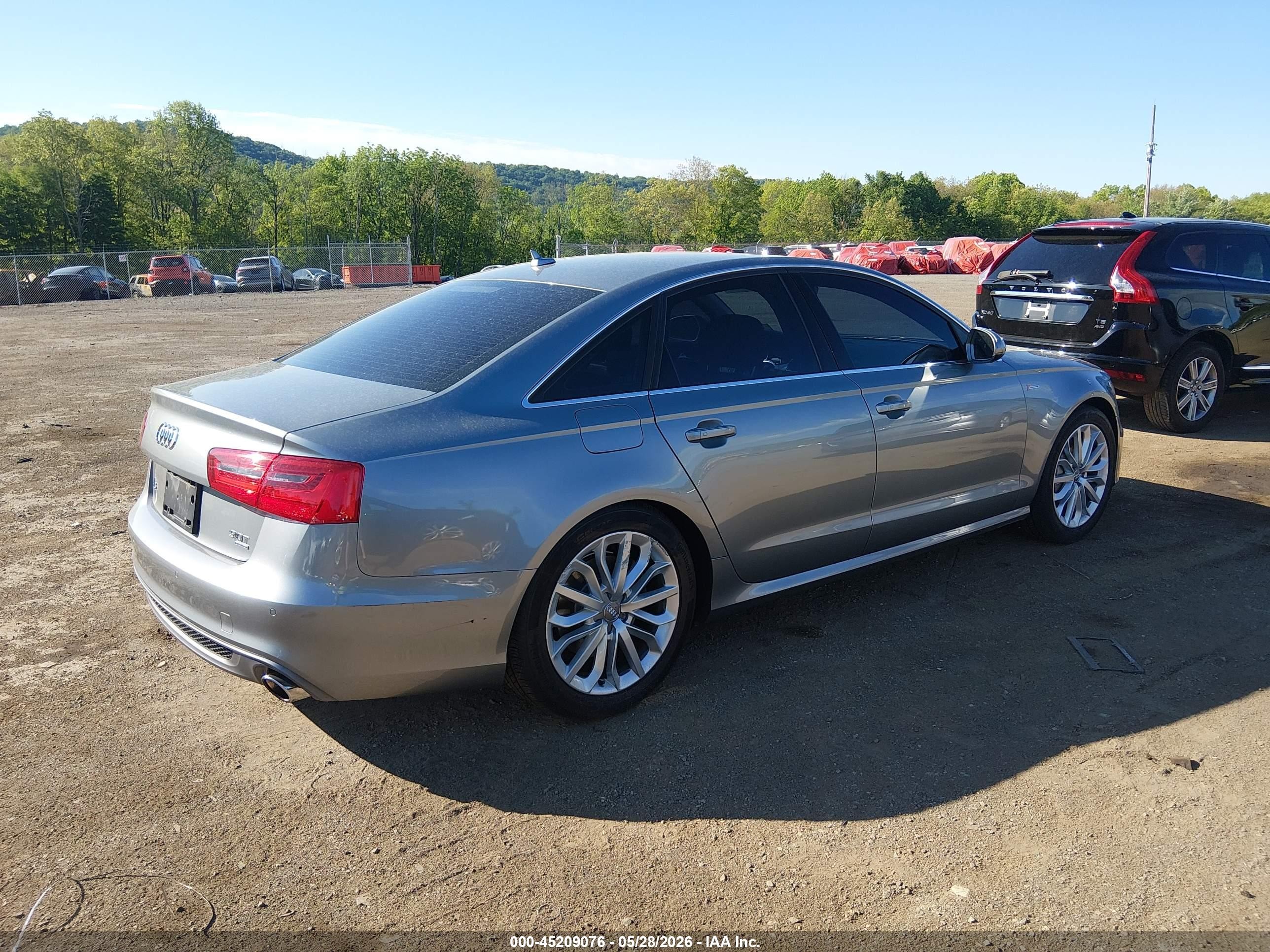 2013 Audi A6 3.0t Premium Silver vin: WAUHGAFC6DN116220