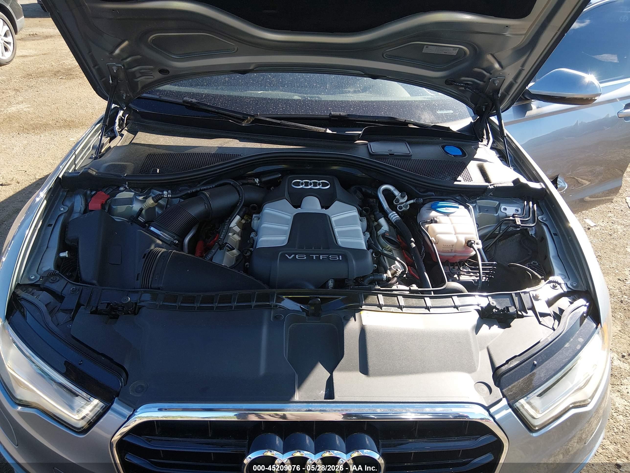 2013 Audi A6 3.0t Premium Silver vin: WAUHGAFC6DN116220