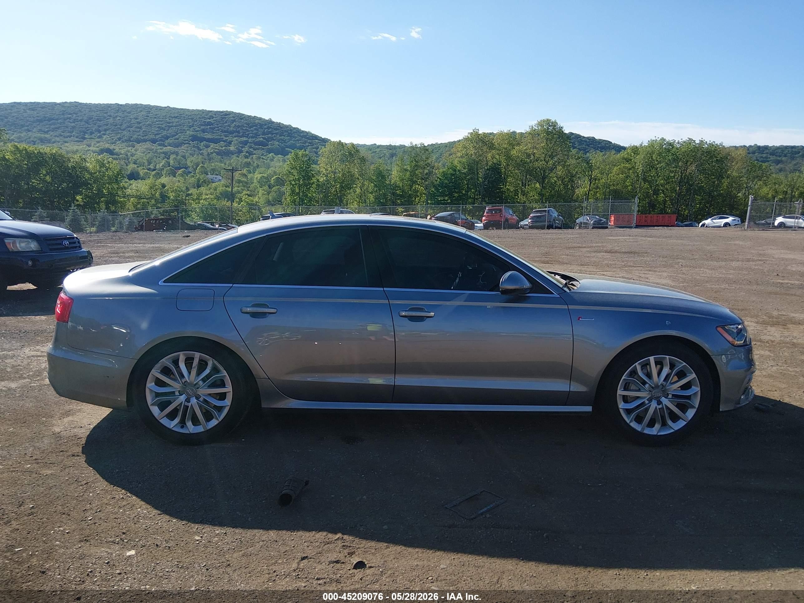 2013 Audi A6 3.0t Premium Silver vin: WAUHGAFC6DN116220