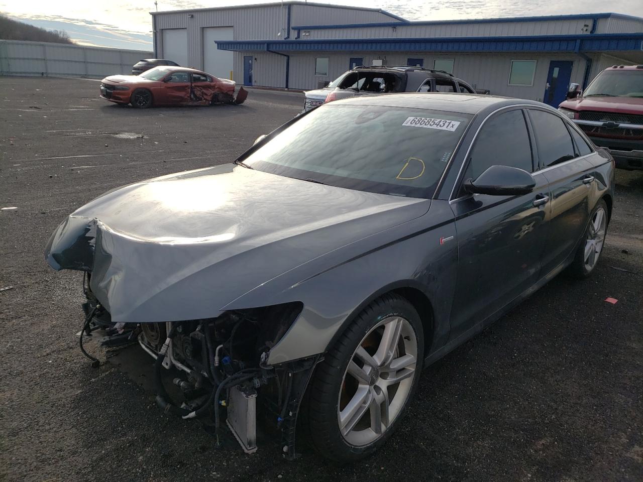 2014 Audi A6 Prestige Gray vin: WAUHGAFC6EN027619