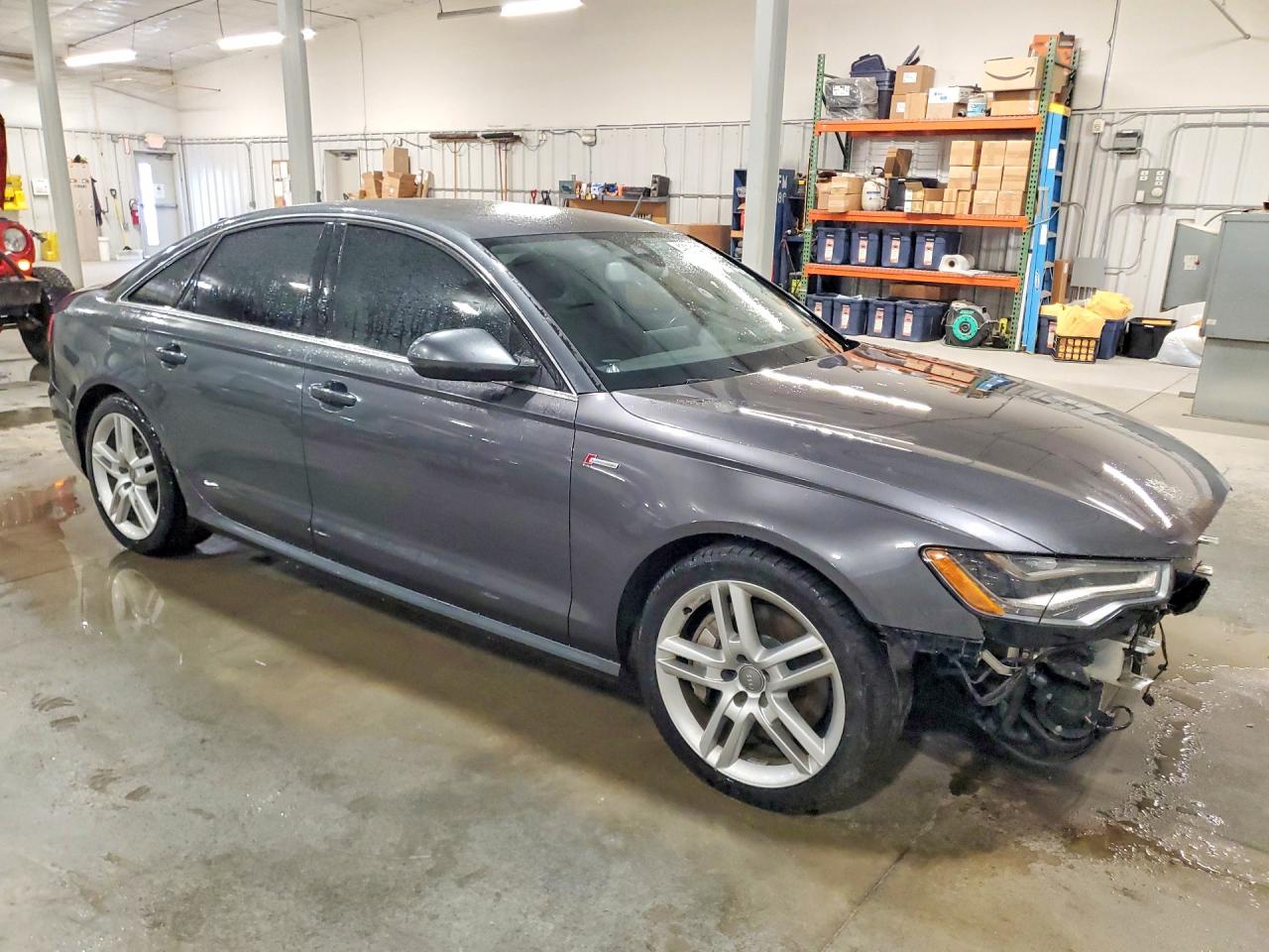 2014 Audi A6 Prestige Gray vin: WAUHGAFC6EN027619