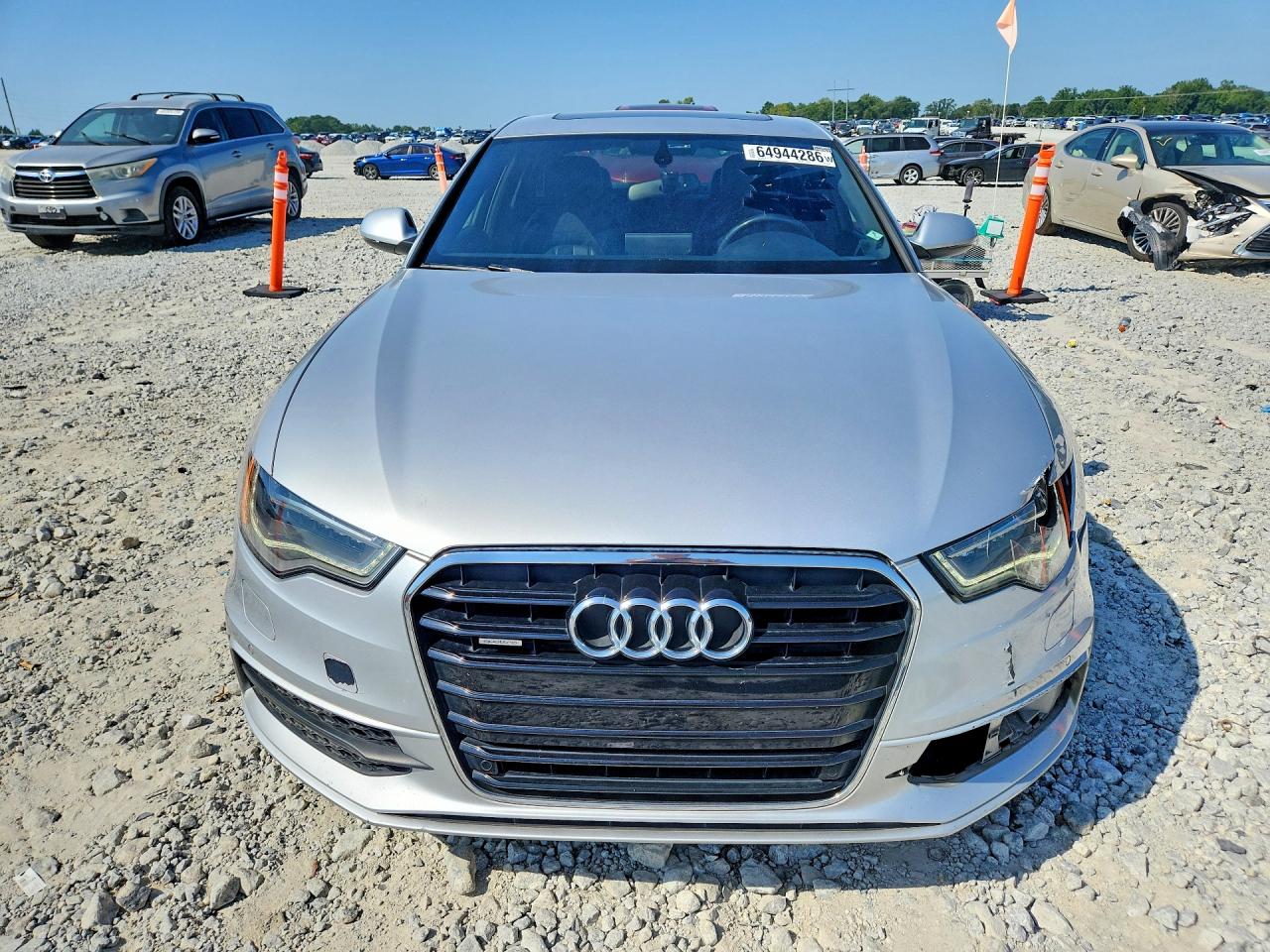 2014 Audi A6 Prestige Silver vin: WAUHGAFC6EN087898