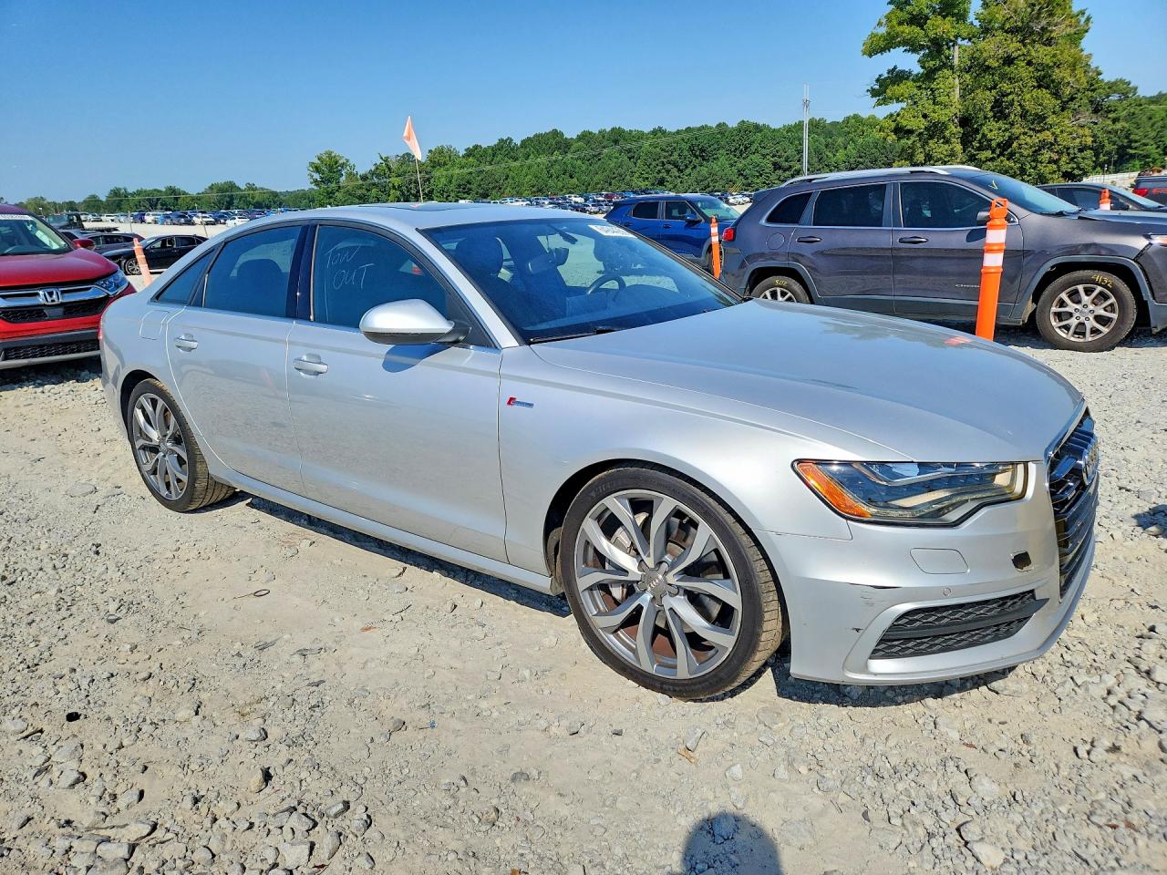 2014 Audi A6 Prestige Silver vin: WAUHGAFC6EN087898