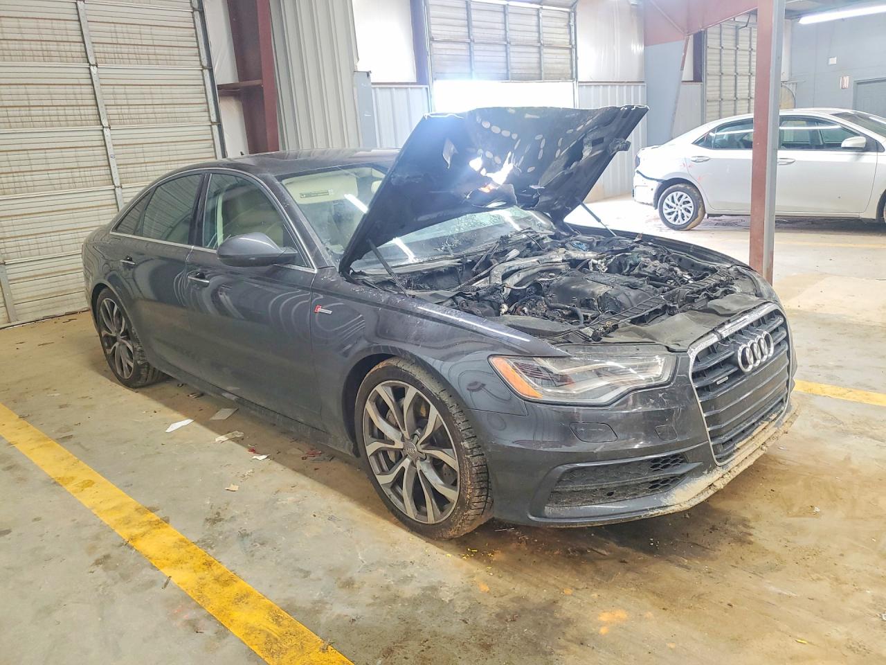 2015 Audi A6 Prestige Charcoal vin: WAUHGAFC7FN027047