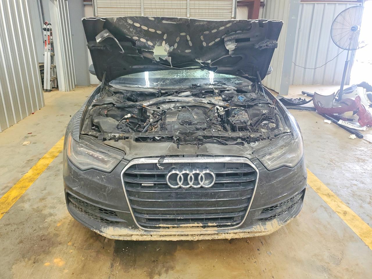 2015 Audi A6 Prestige Charcoal vin: WAUHGAFC7FN027047
