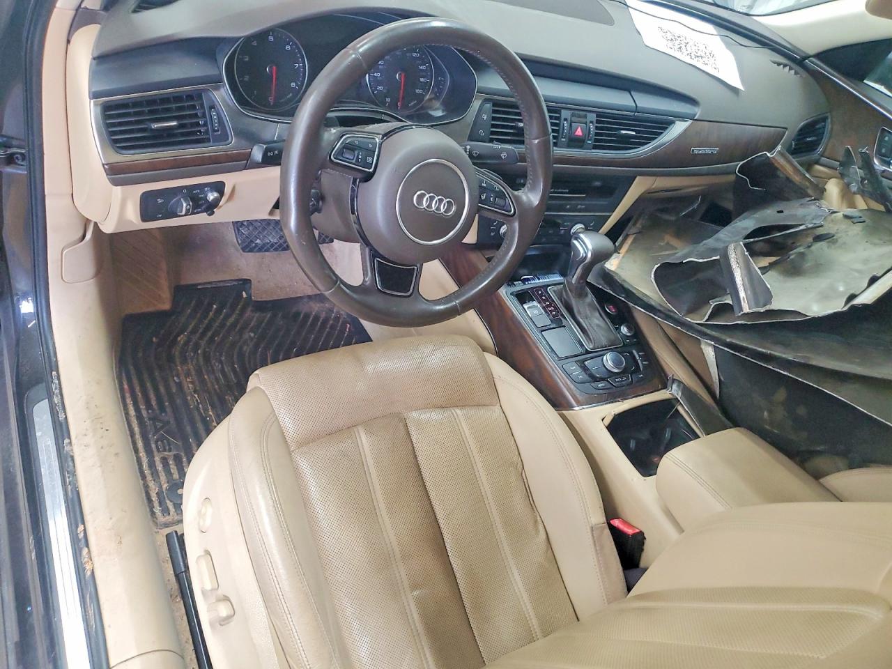 2015 Audi A6 Prestige Charcoal vin: WAUHGAFC7FN027047