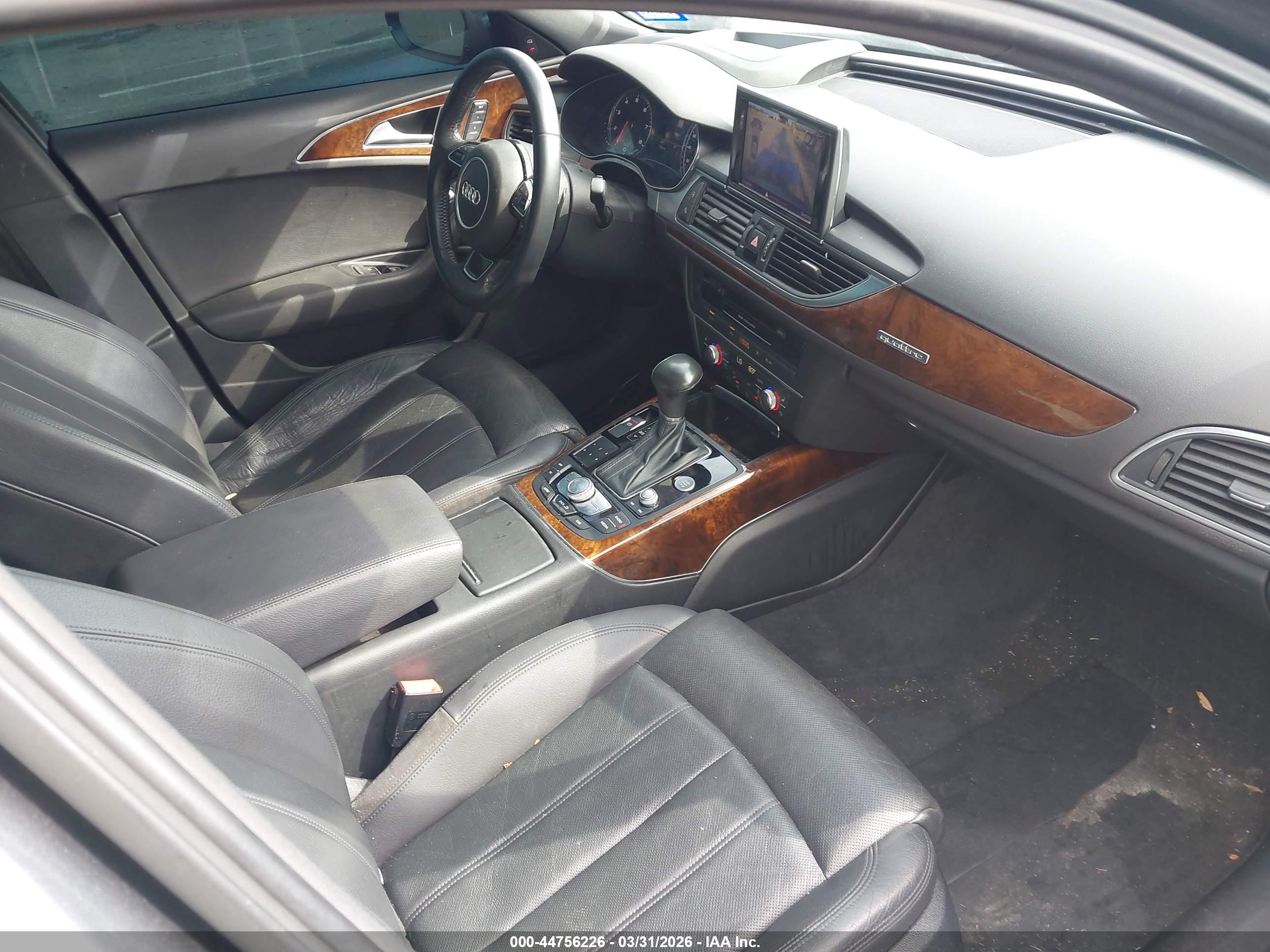 2015 Audi A6 3.0t Premium Plus Gray vin: WAUHGAFC7FN030076