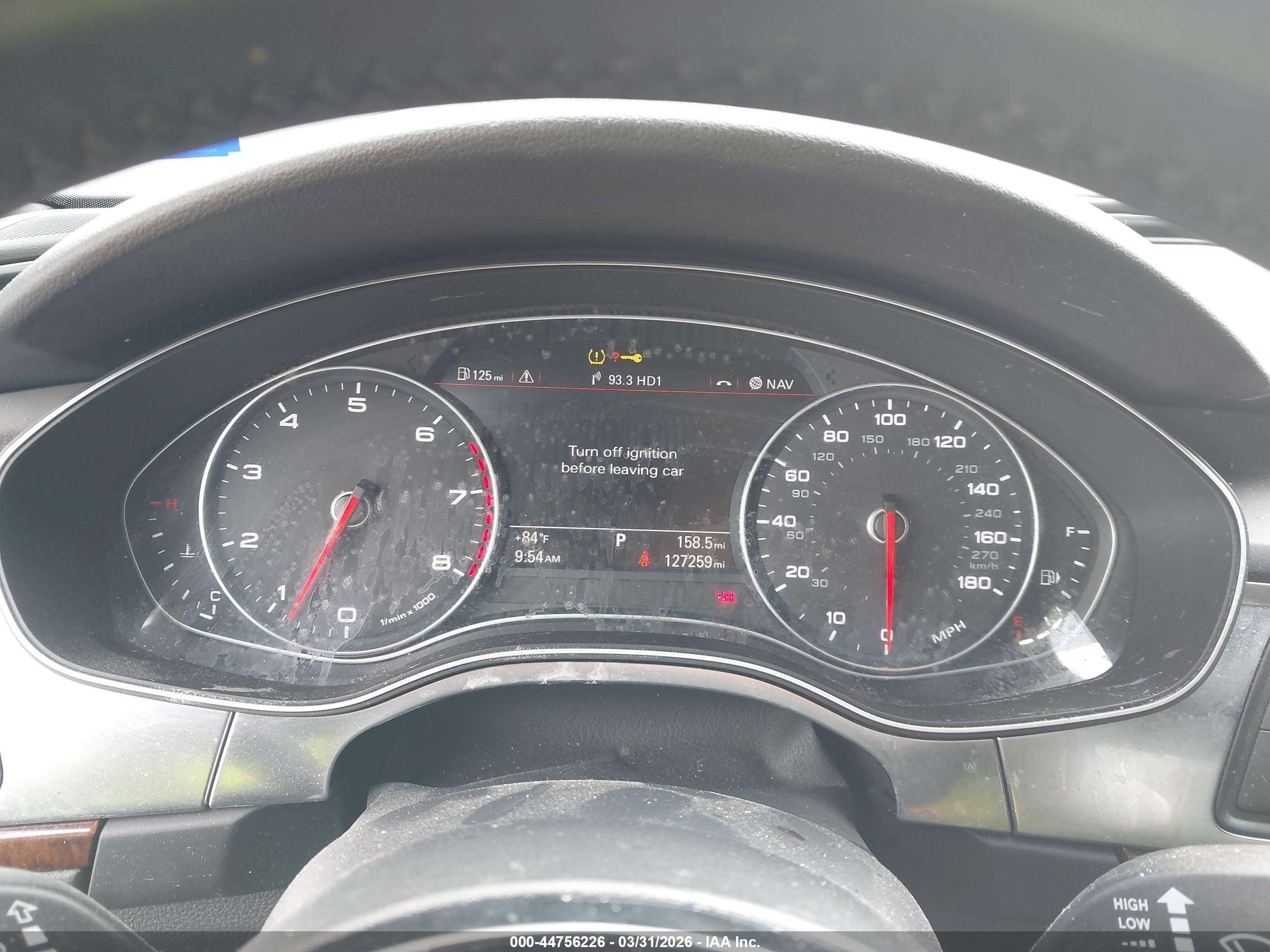 2015 Audi A6 3.0t Premium Plus Gray vin: WAUHGAFC7FN030076