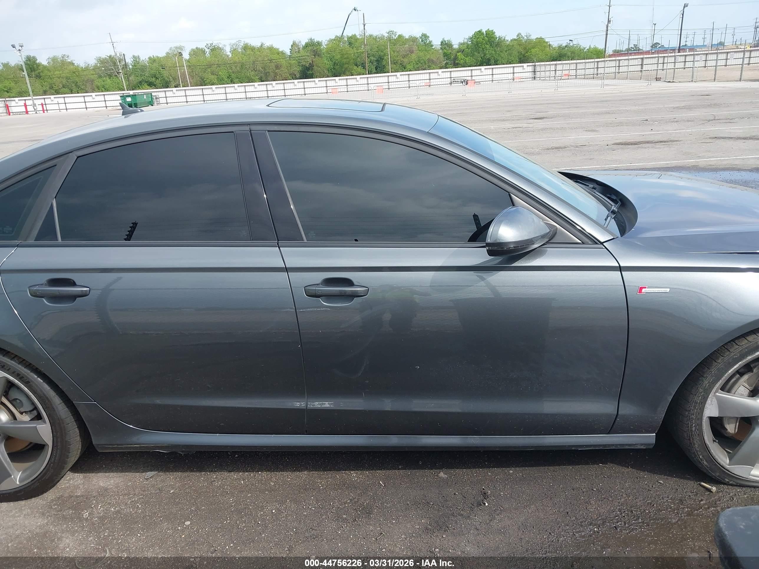 2015 Audi A6 3.0t Premium Plus Gray vin: WAUHGAFC7FN030076