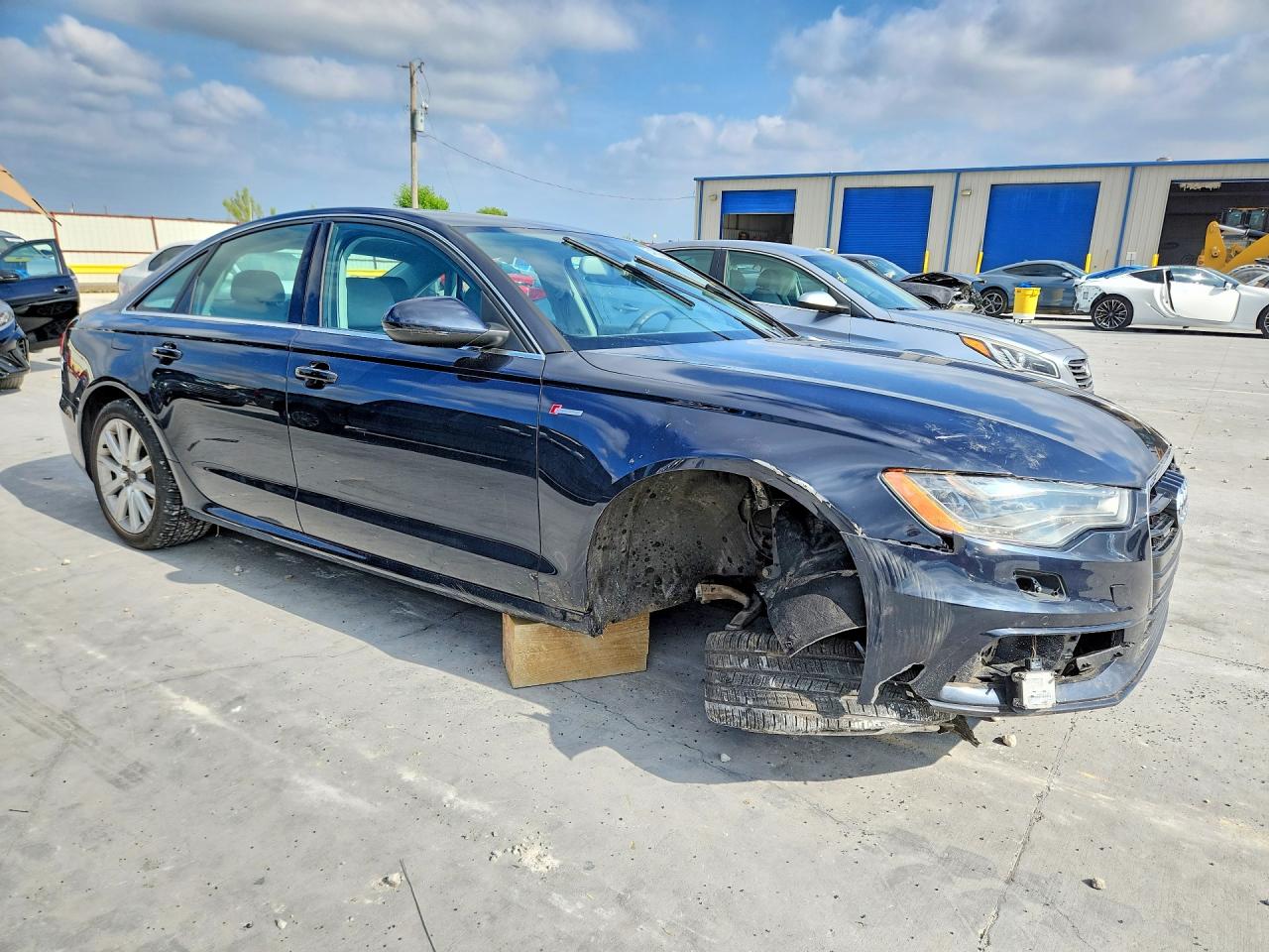 2012 Audi A6 Prestige Blue vin: WAUHGAFC8CN077970