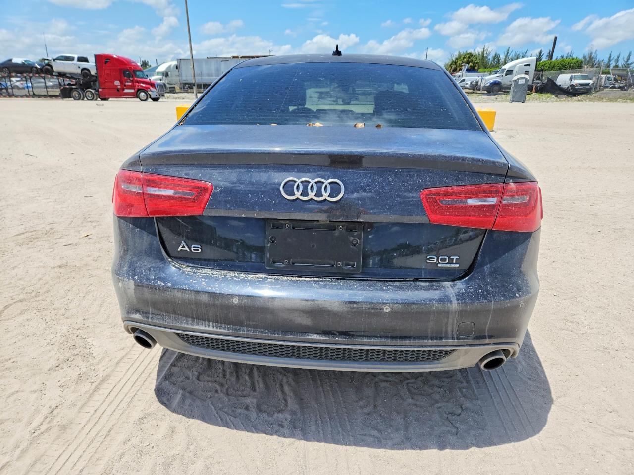 2012 Audi A6 Prestige Black vin: WAUHGAFC8CN145006