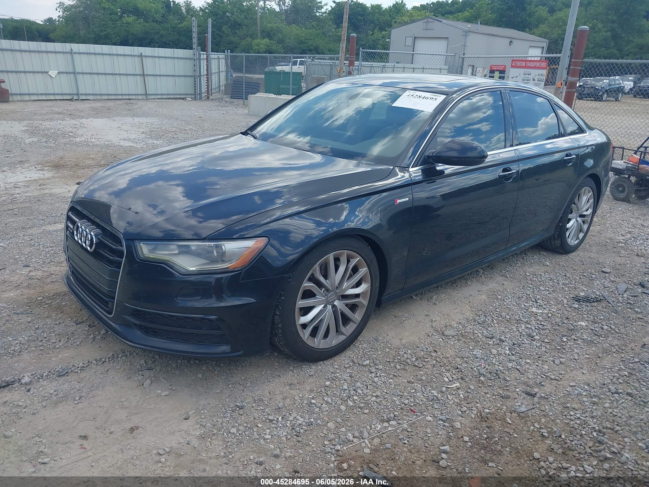 2012 Audi A6 3.0 Premium Black vin: WAUHGAFC8CN155776
