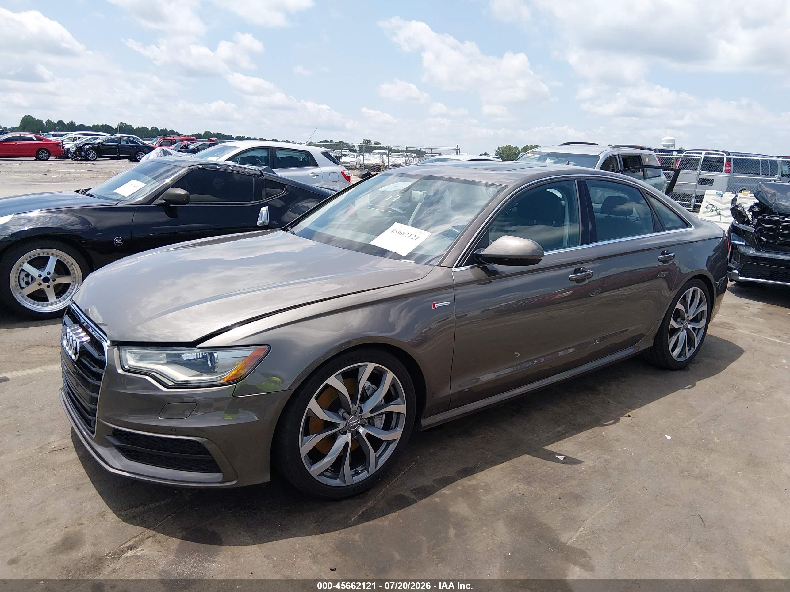 2012 Audi A6 3.0t Prestige Pewter vin: WAUHGAFC8CN170522