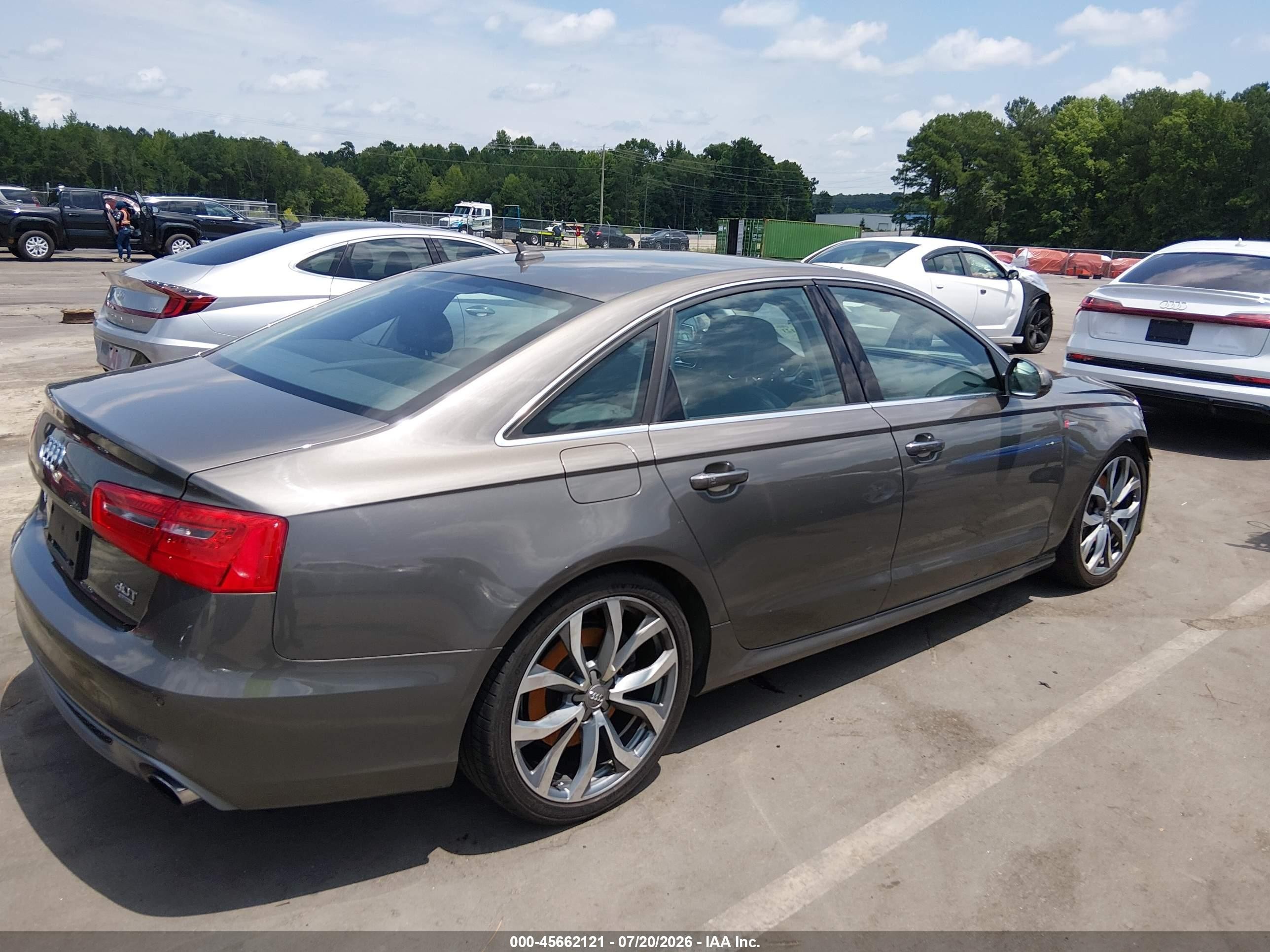 2012 Audi A6 3.0t Prestige Pewter vin: WAUHGAFC8CN170522