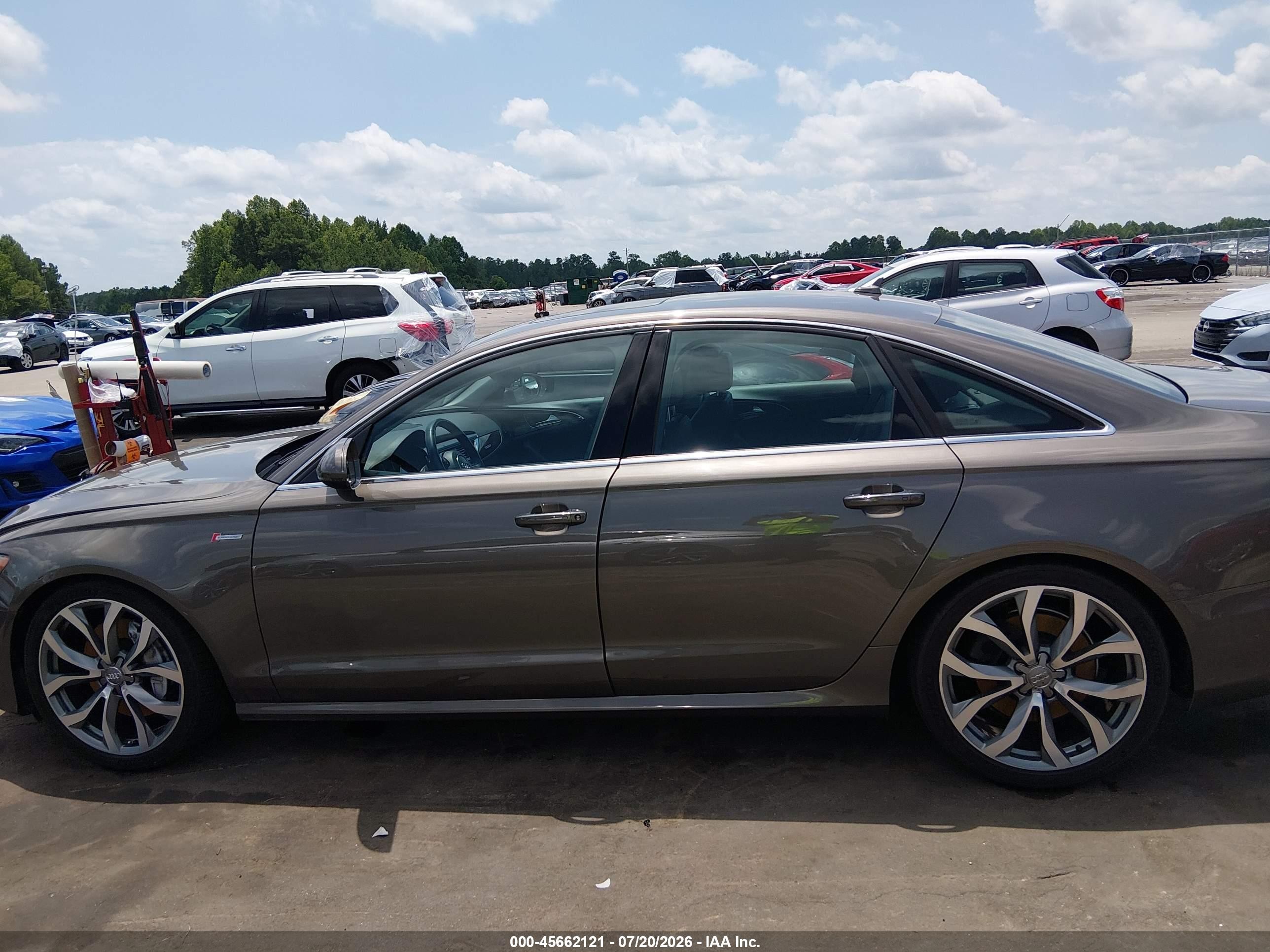 2012 Audi A6 3.0t Prestige Pewter vin: WAUHGAFC8CN170522