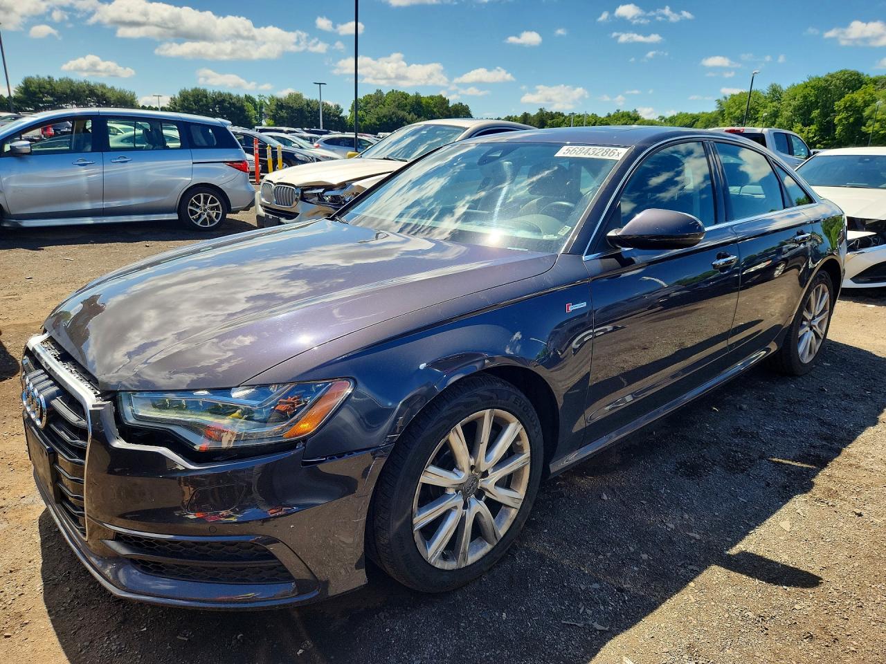 2015 Audi A6 Prestige Gray vin: WAUHGAFC8FN009799
