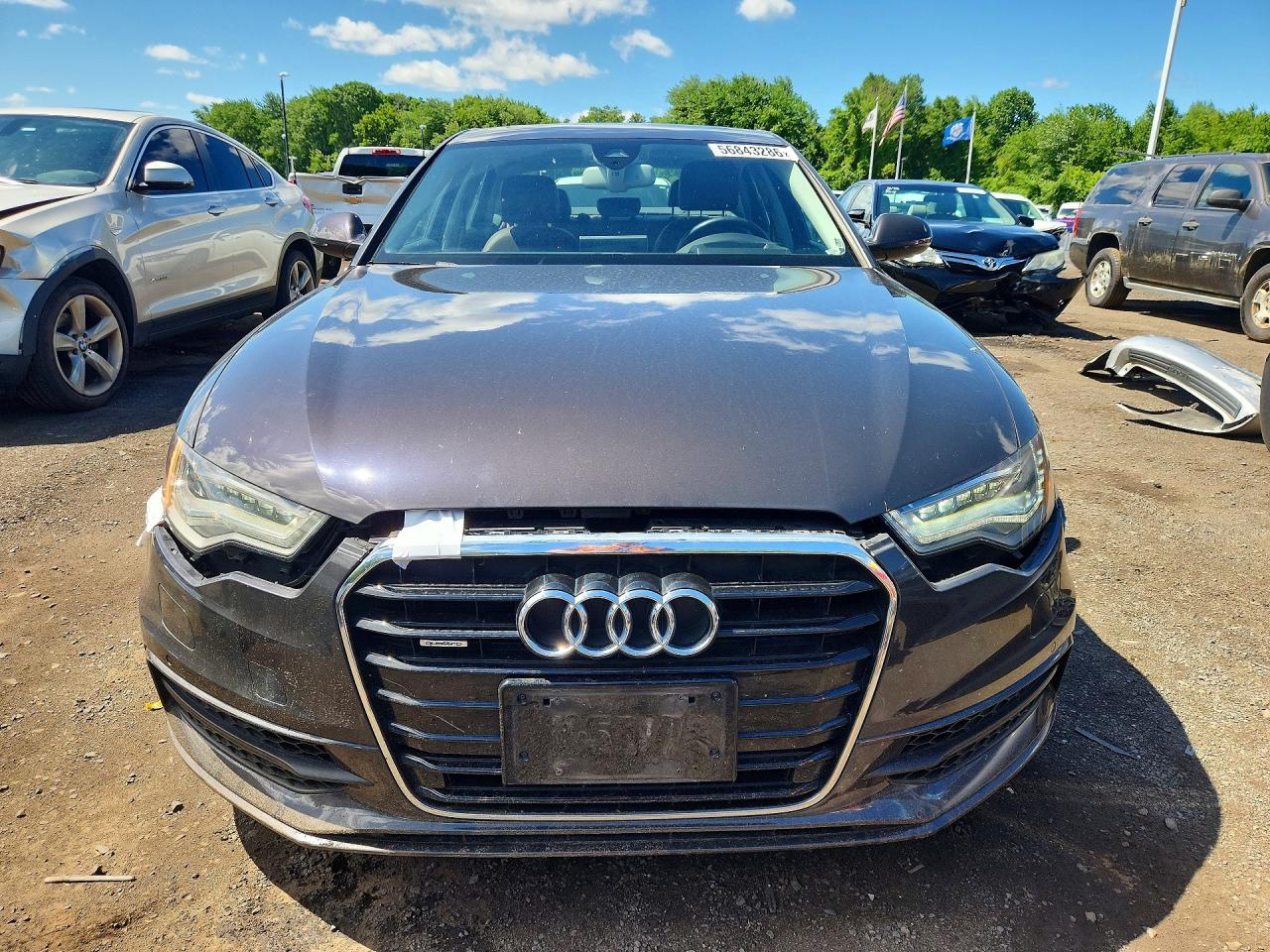 2015 Audi A6 Prestige Gray vin: WAUHGAFC8FN009799