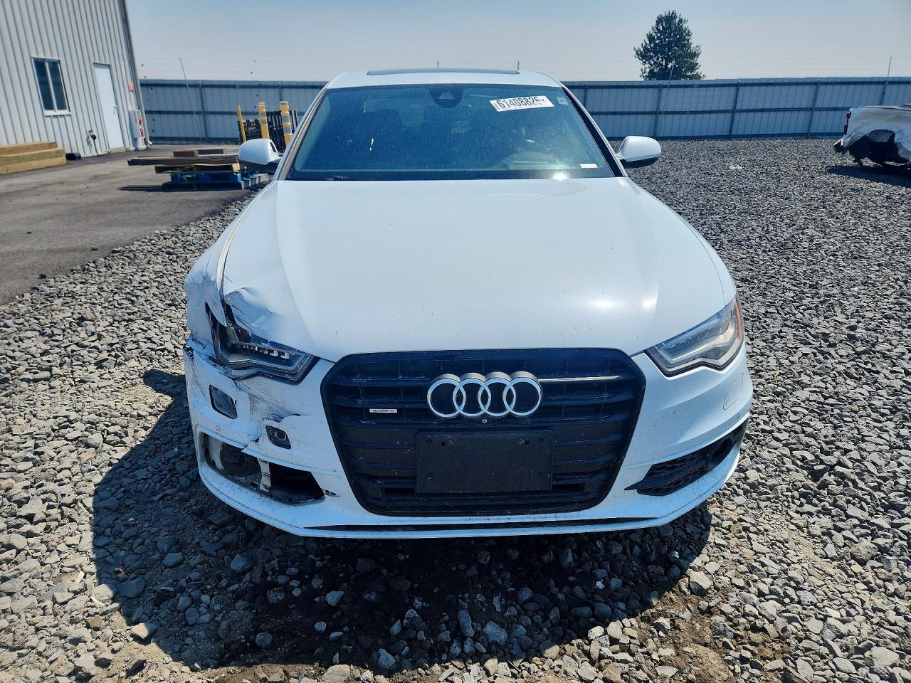 2015 Audi A6 Prestige White vin: WAUHGAFC8FN022701