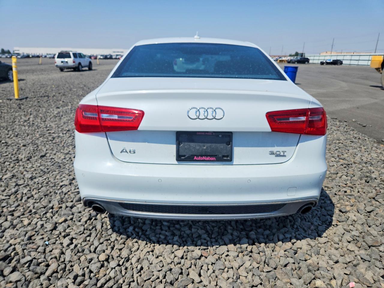 2015 Audi A6 Prestige White vin: WAUHGAFC8FN022701