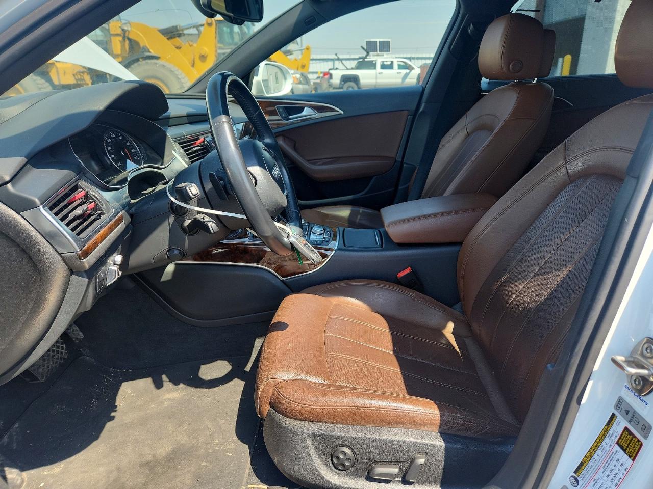 2015 Audi A6 Prestige White vin: WAUHGAFC8FN022701