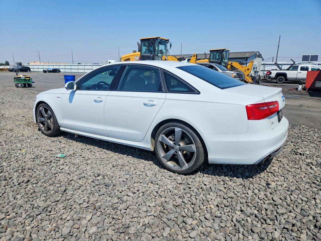 2015 Audi A6 Prestige White vin: WAUHGAFC8FN022701