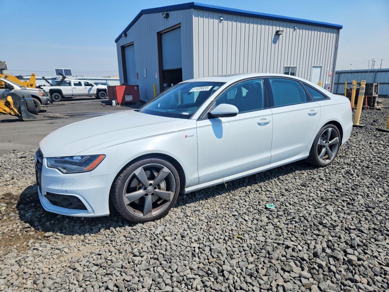 2015 Audi A6 Prestige White vin: WAUHGAFC8FN022701