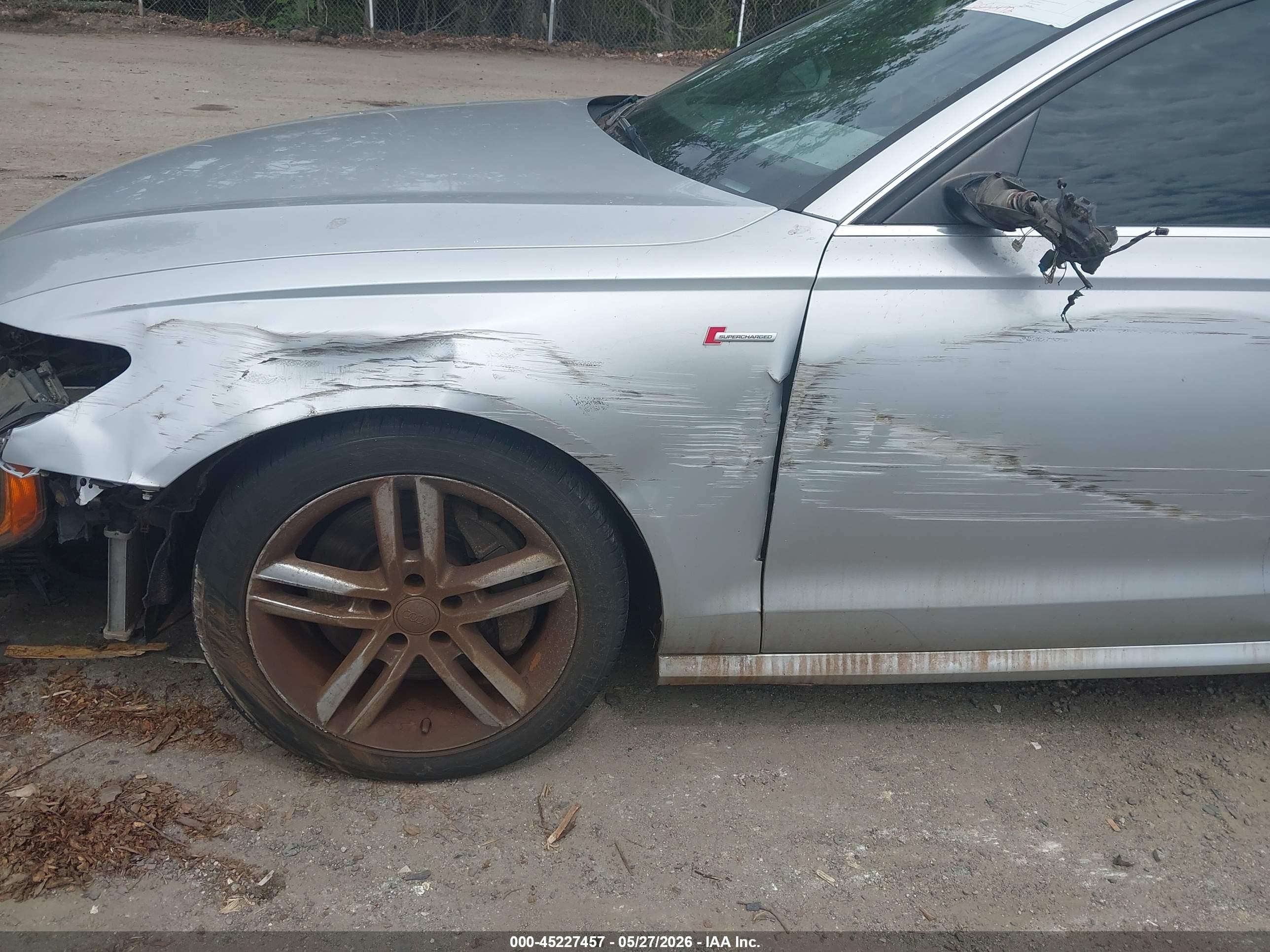 2012 Audi A6 3.0 Premium Silver vin: WAUHGAFC9CN143586