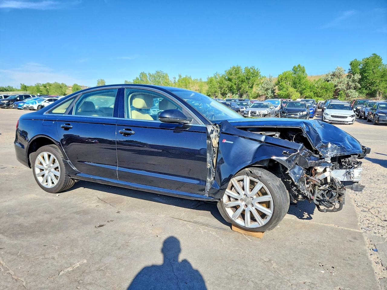 2013 Audi A6 Prestige Black vin: WAUHGAFC9DN019559