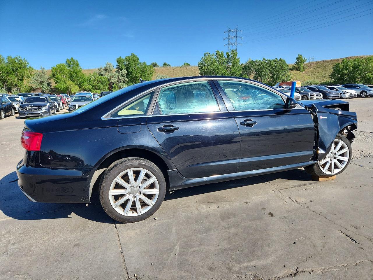 2013 Audi A6 Prestige Black vin: WAUHGAFC9DN019559