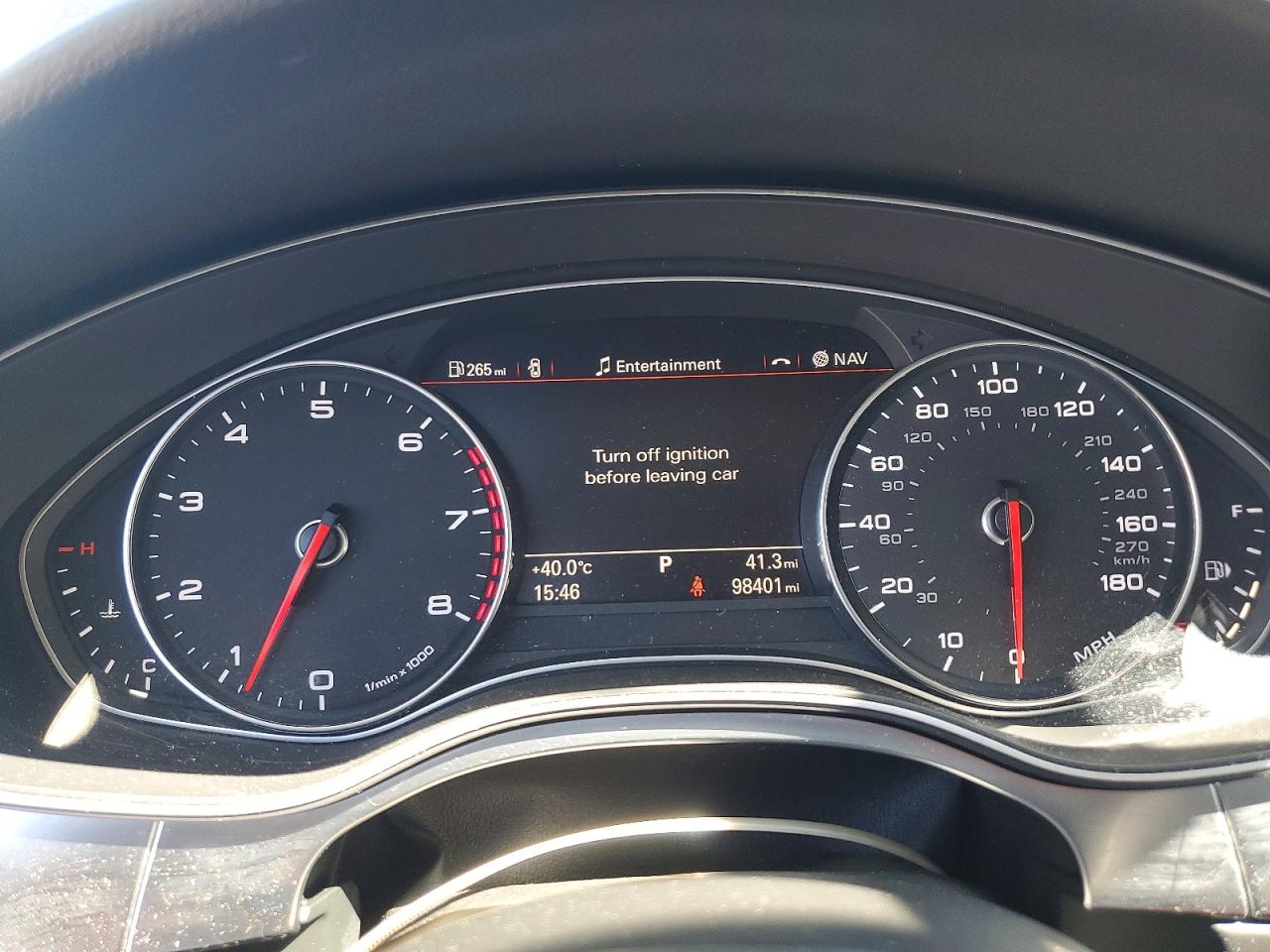 2013 Audi A6 Prestige Brown vin: WAUHGAFC9DN033252