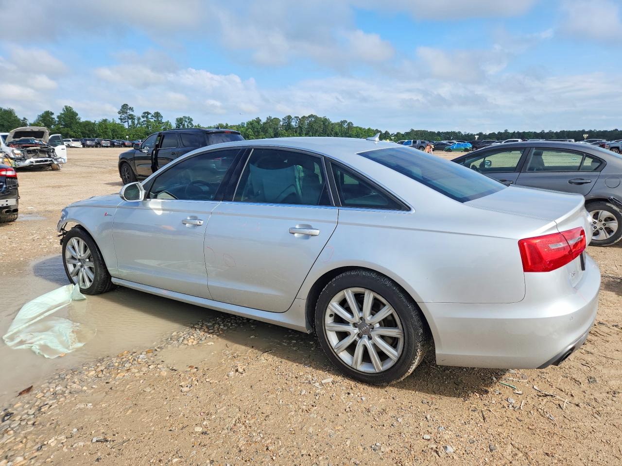 2013 Audi A6 Prestige Silver vin: WAUHGAFC9DN083245