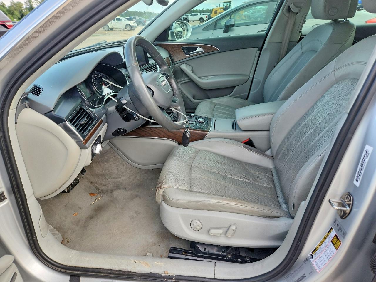 2013 Audi A6 Prestige Silver vin: WAUHGAFC9DN083245