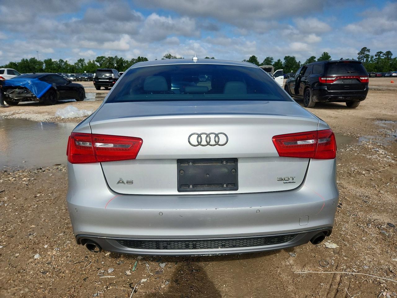 2013 Audi A6 Prestige Silver vin: WAUHGAFC9DN083245