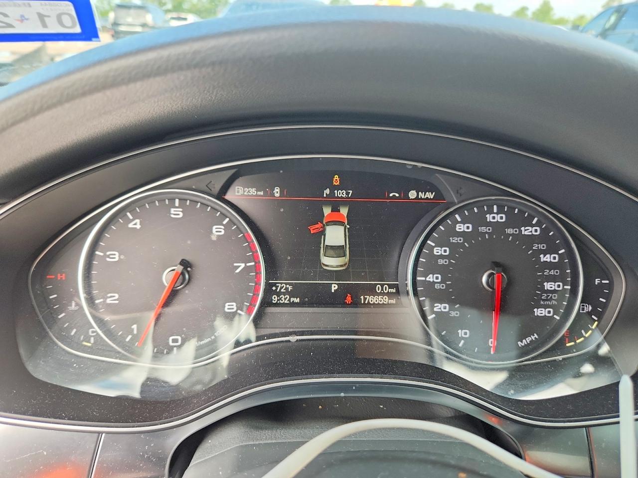 2013 Audi A6 Prestige Silver vin: WAUHGAFC9DN083245