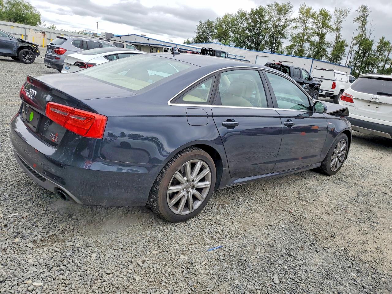 2013 Audi A6 Prestige Blue vin: WAUHGAFC9DN151141