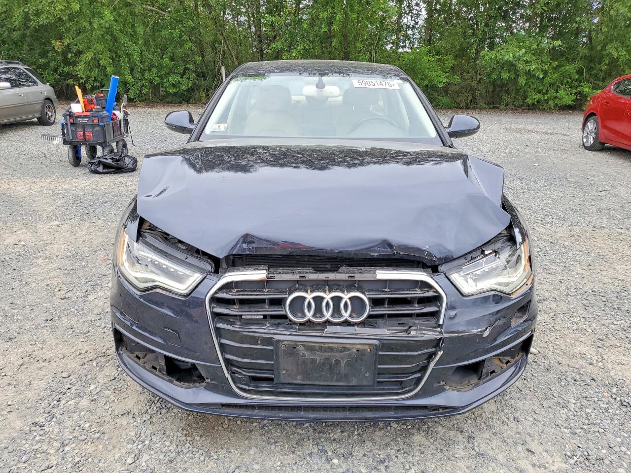 2013 Audi A6 Prestige Blue vin: WAUHGAFC9DN151141