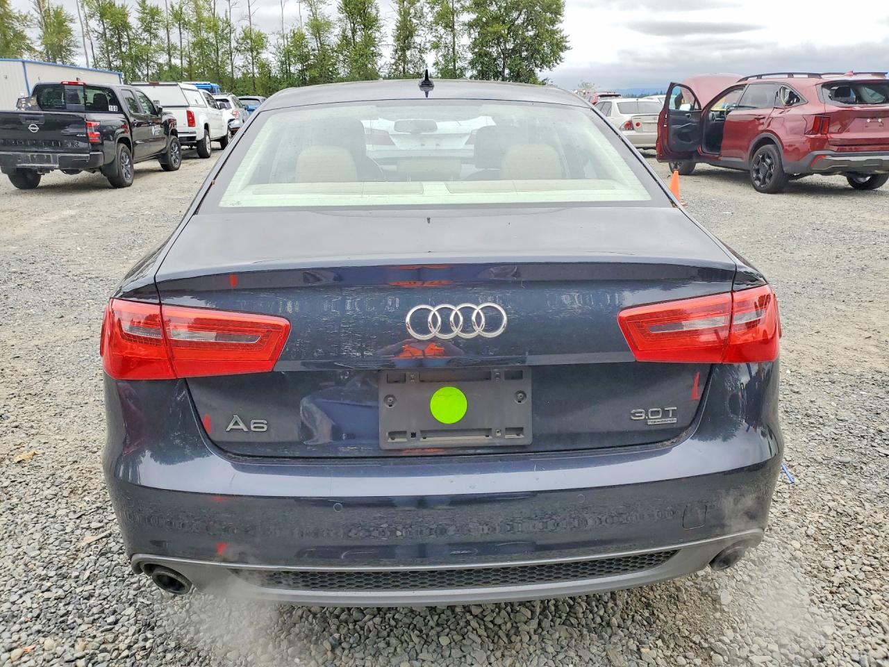 2013 Audi A6 Prestige Blue vin: WAUHGAFC9DN151141