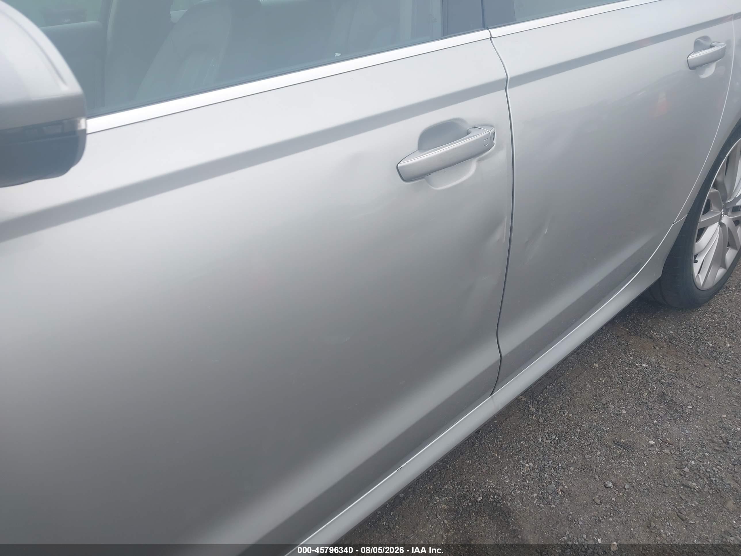 2014 Audi A6 3.0t Premium Plus Gray vin: WAUHGAFC9EN033768