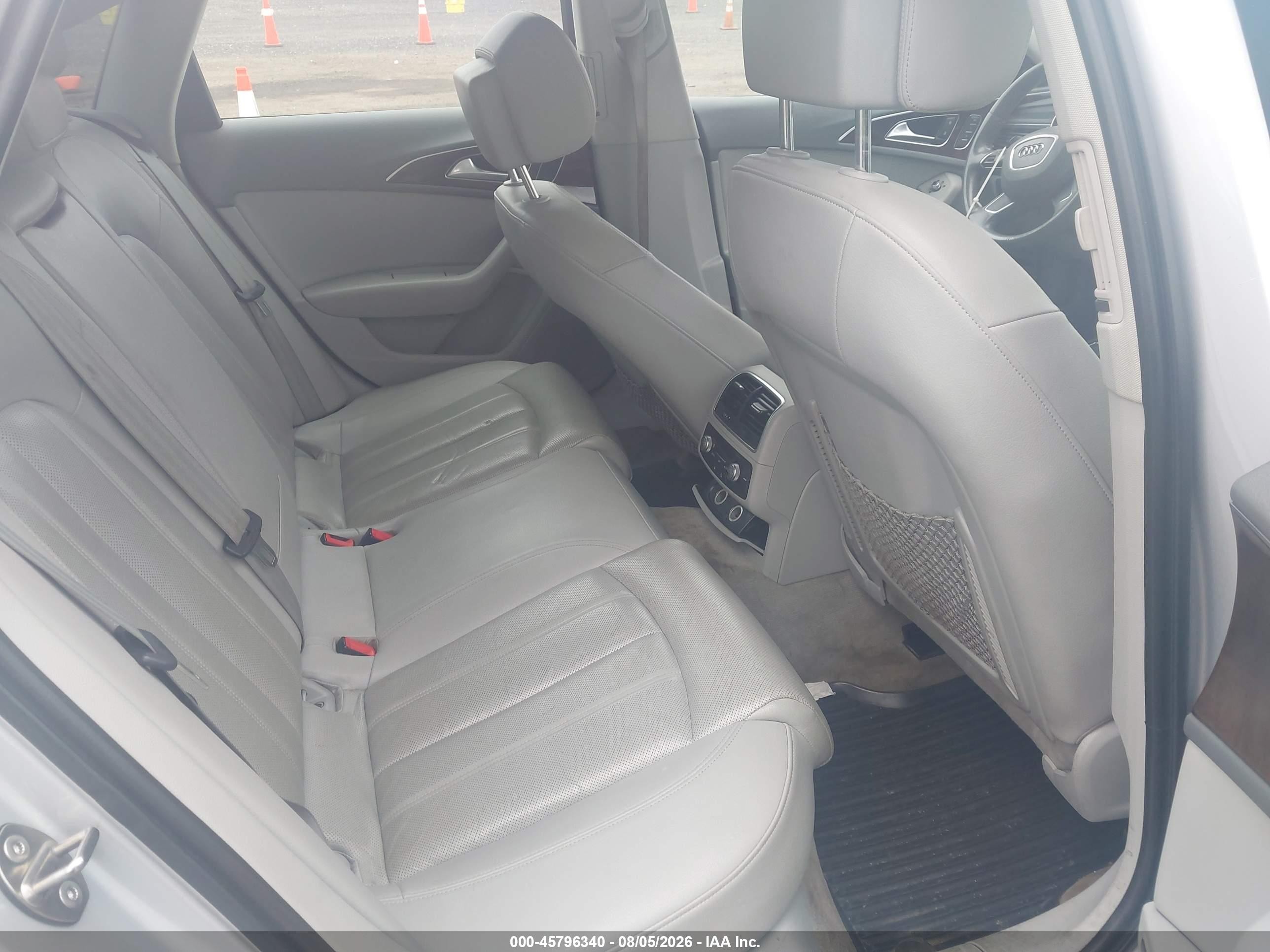 2014 Audi A6 3.0t Premium Plus Gray vin: WAUHGAFC9EN033768