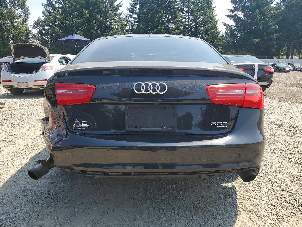 2014 Audi A6 Prestige Black vin: WAUHGAFC9EN085708