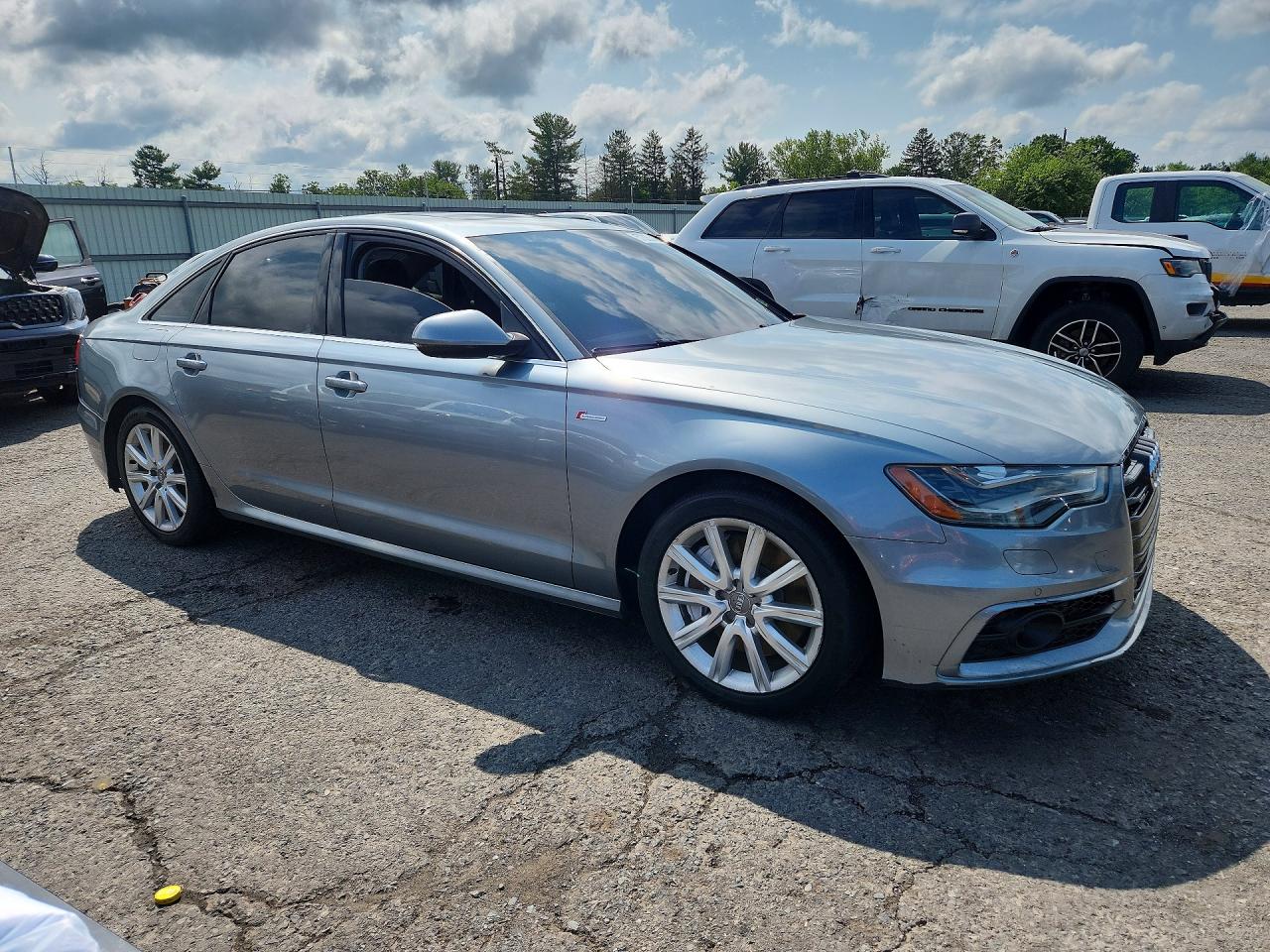 2013 Audi A6 Prestige Silver vin: WAUHGAFCXDN045975