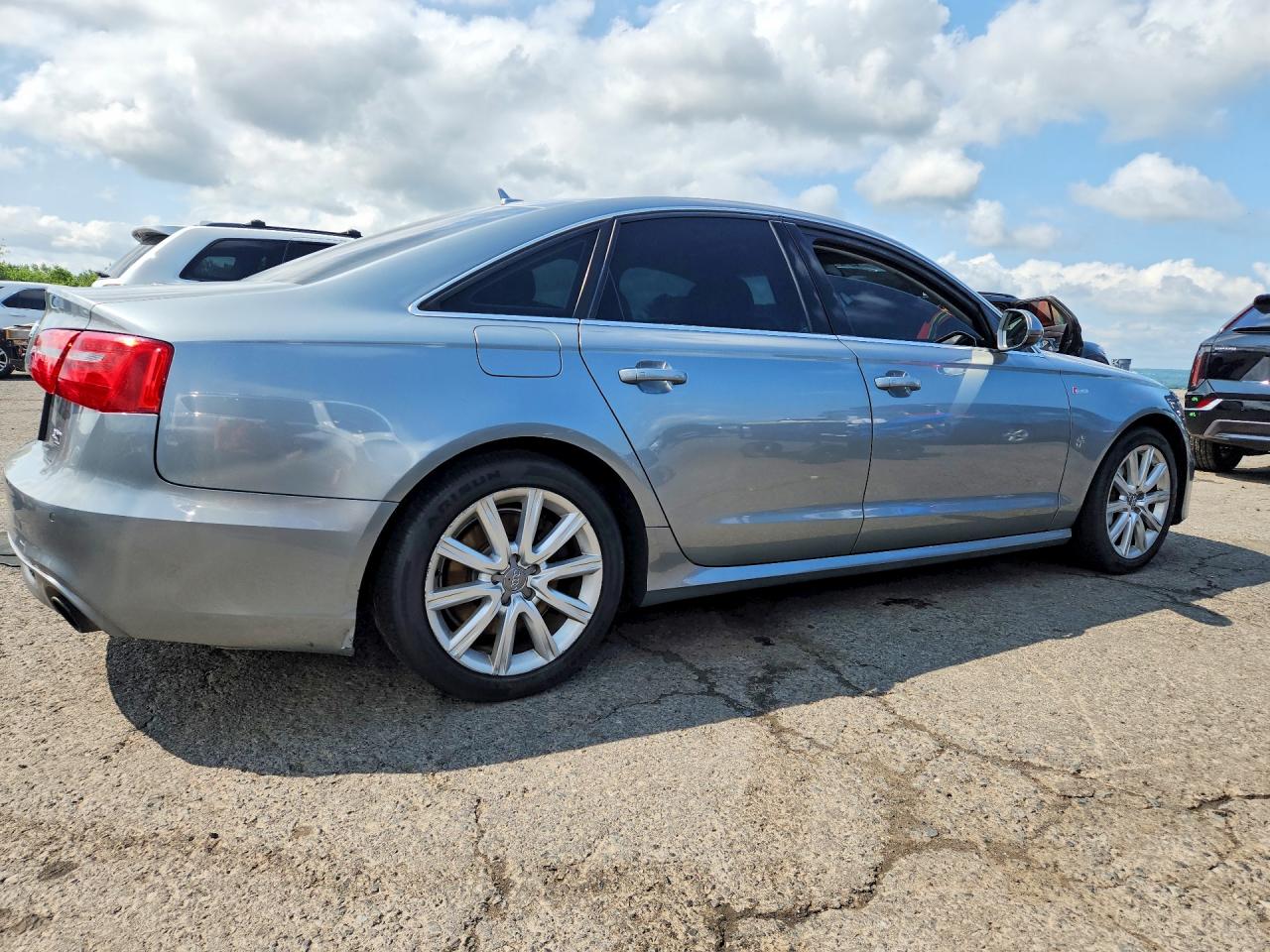 2013 Audi A6 Prestige Silver vin: WAUHGAFCXDN045975