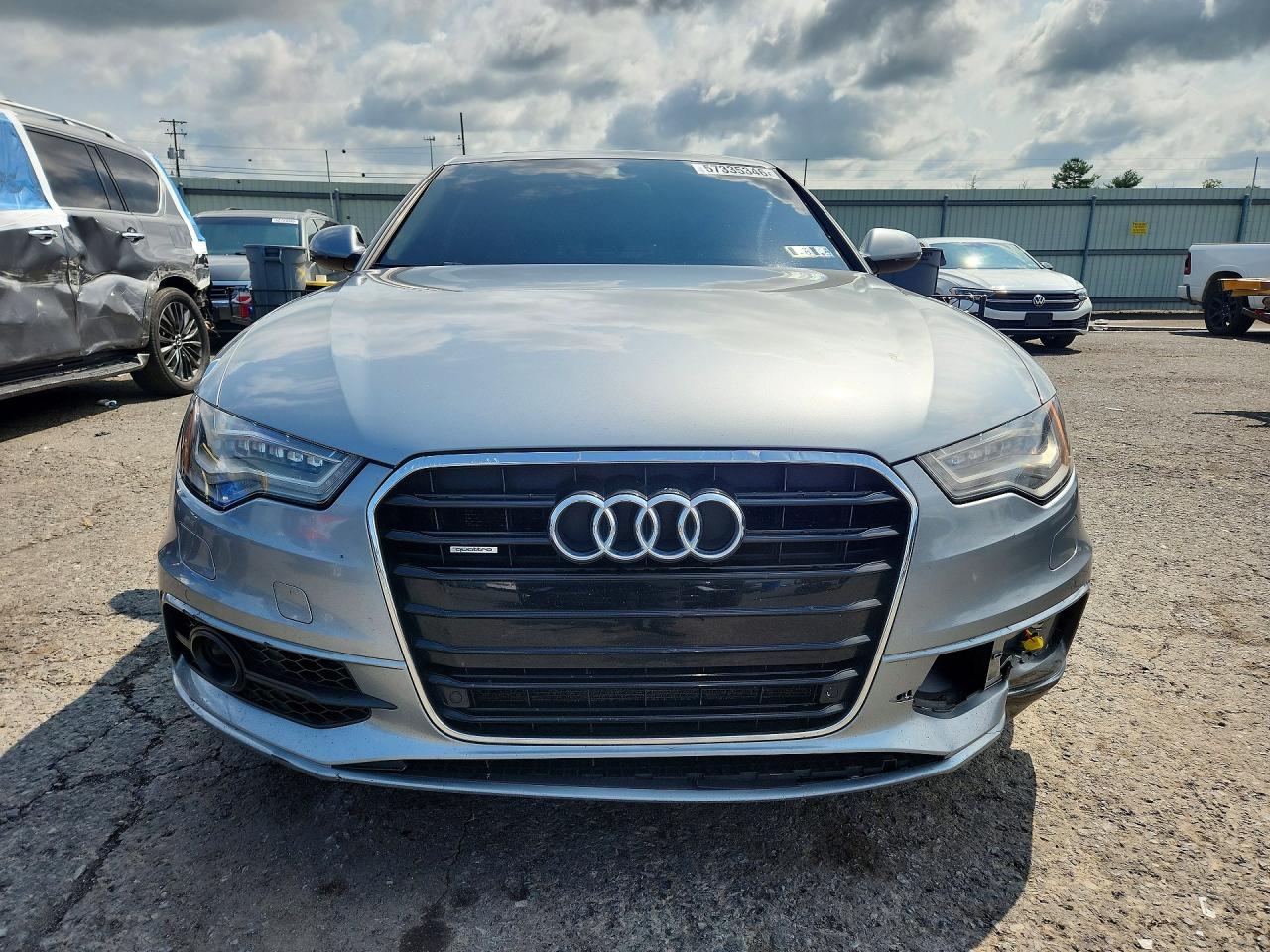 2013 Audi A6 Prestige Silver vin: WAUHGAFCXDN045975