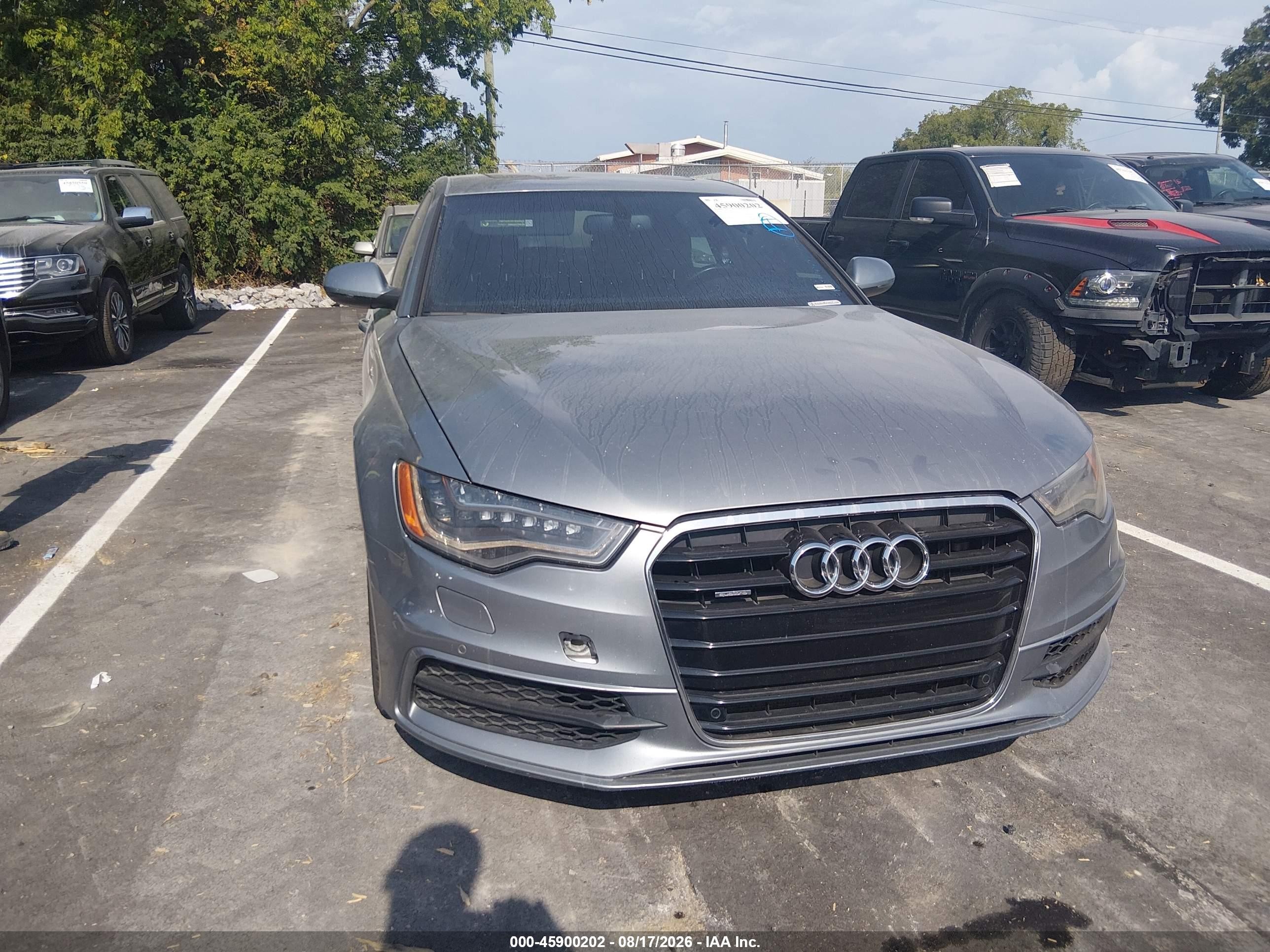 2013 Audi A6 3.0t Premium Серый vin: WAUHGAFCXDN124319