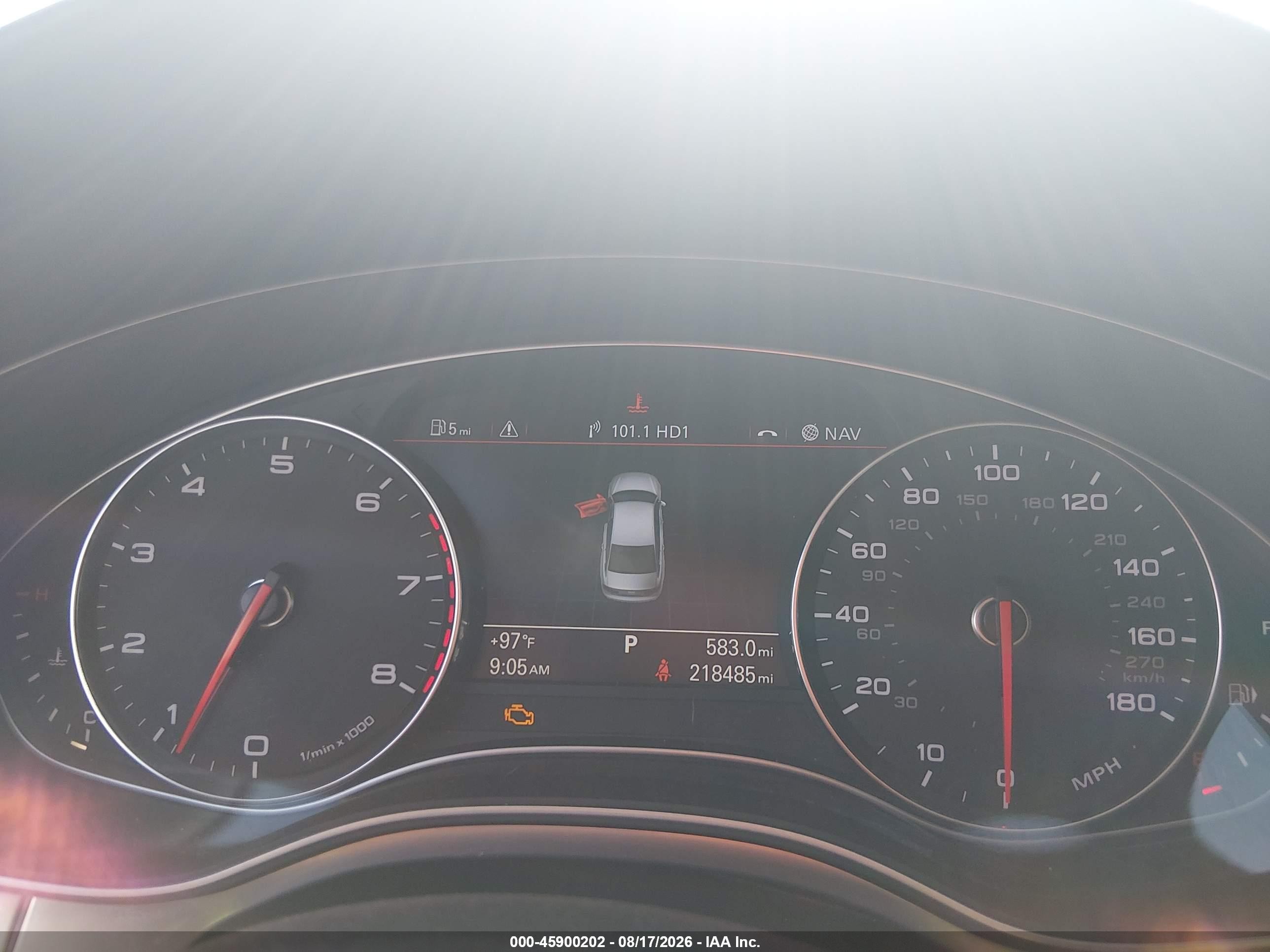 2013 Audi A6 3.0t Premium Серый vin: WAUHGAFCXDN124319