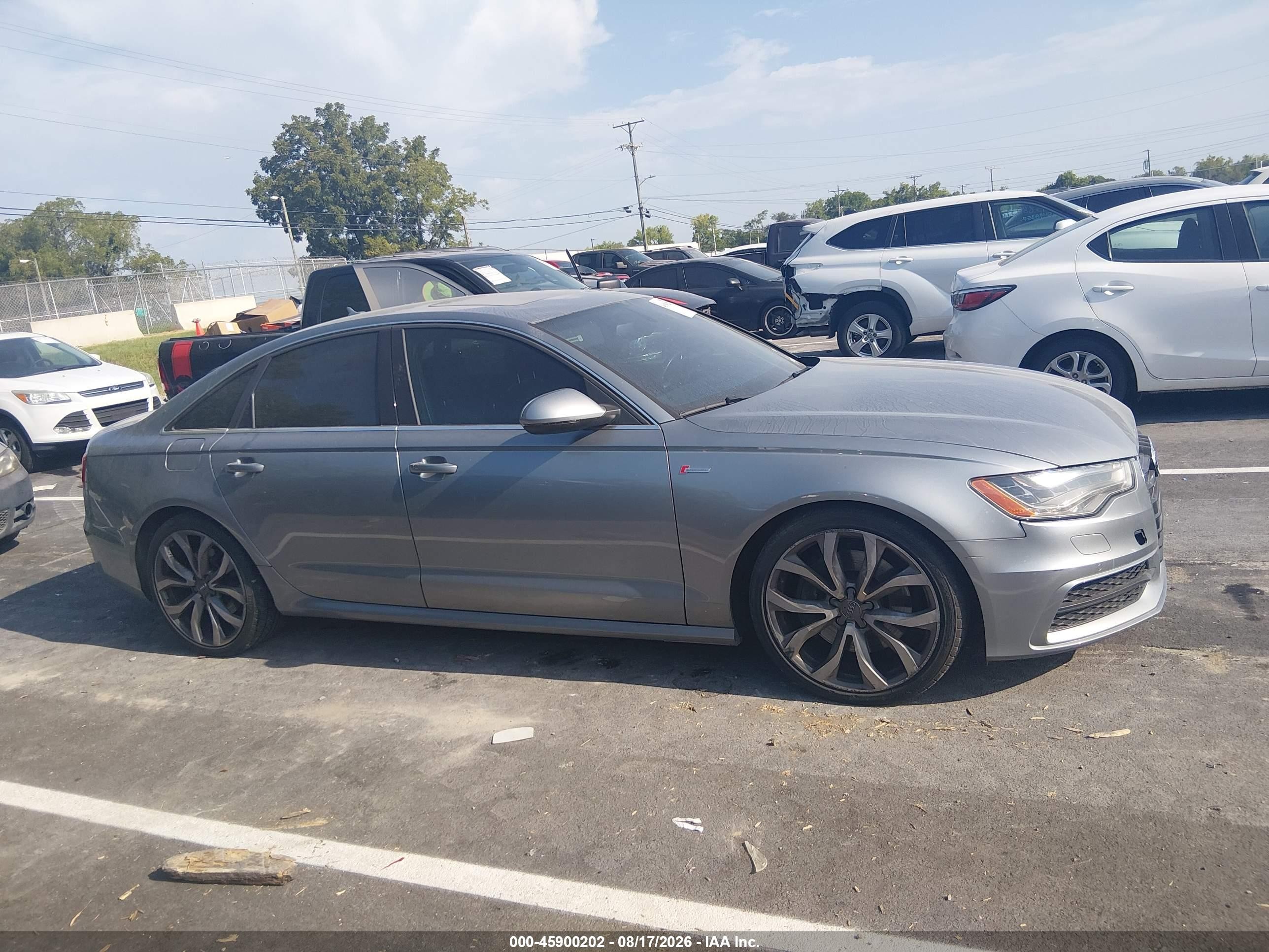 2013 Audi A6 3.0t Premium Серый vin: WAUHGAFCXDN124319
