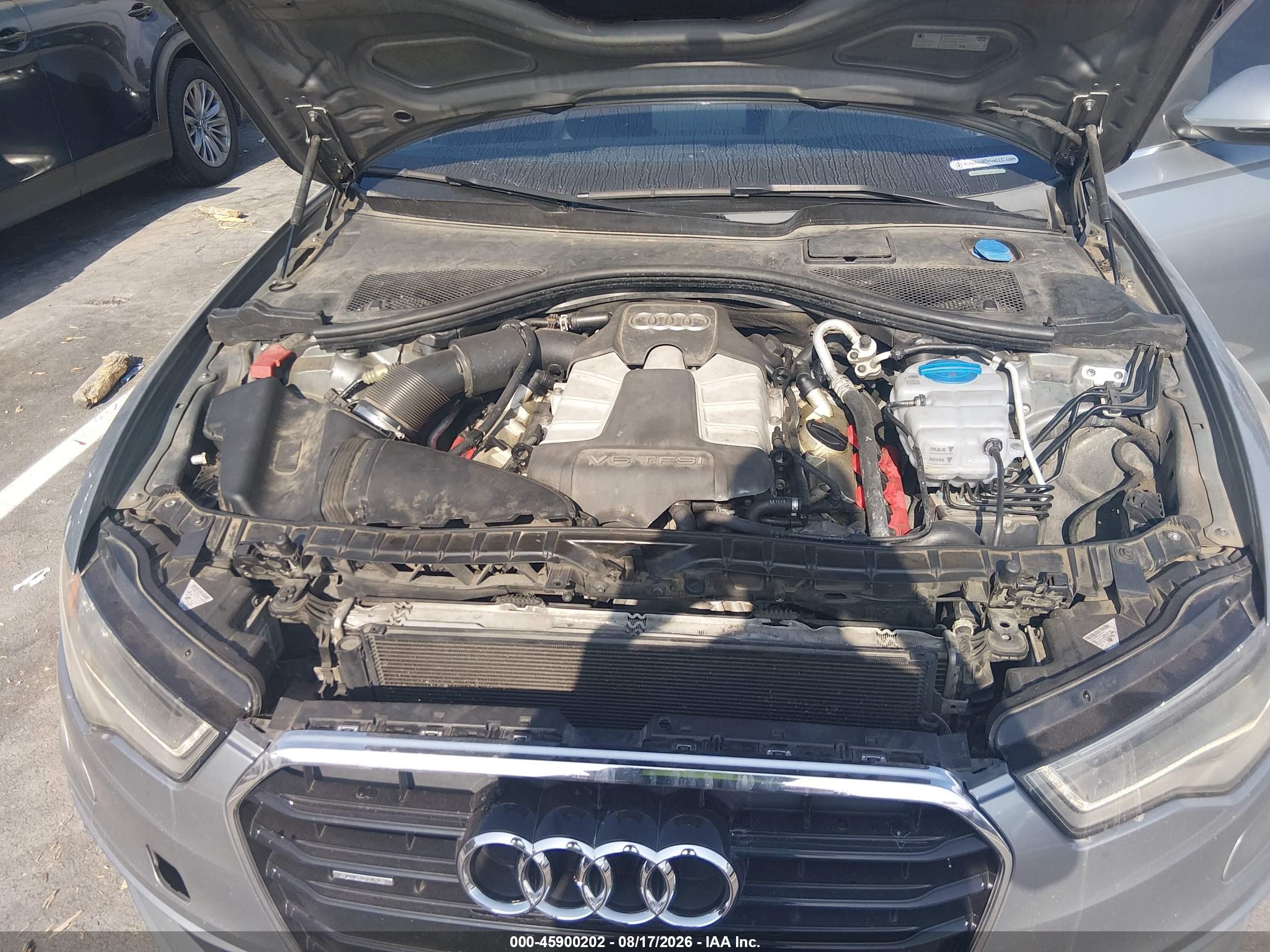 2013 Audi A6 3.0t Premium Серый vin: WAUHGAFCXDN124319